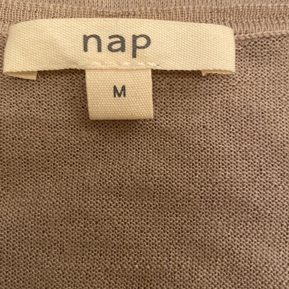 NAP CASHMERE LOUNGING SET IN TAUPE - Picture 3 of 4